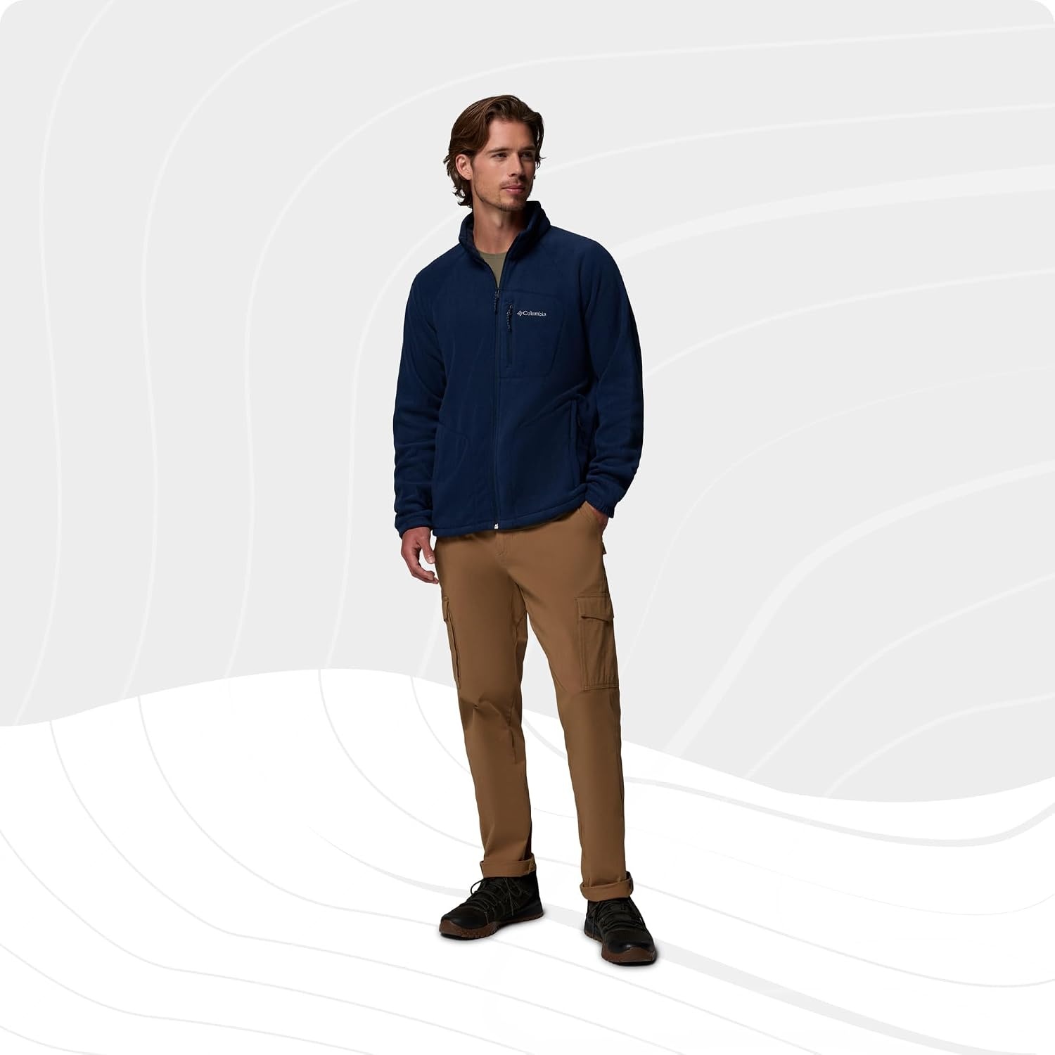 image:imageColumbia 1420421CB FAST TREK II FULL ZIP FLECollegiate Navy
