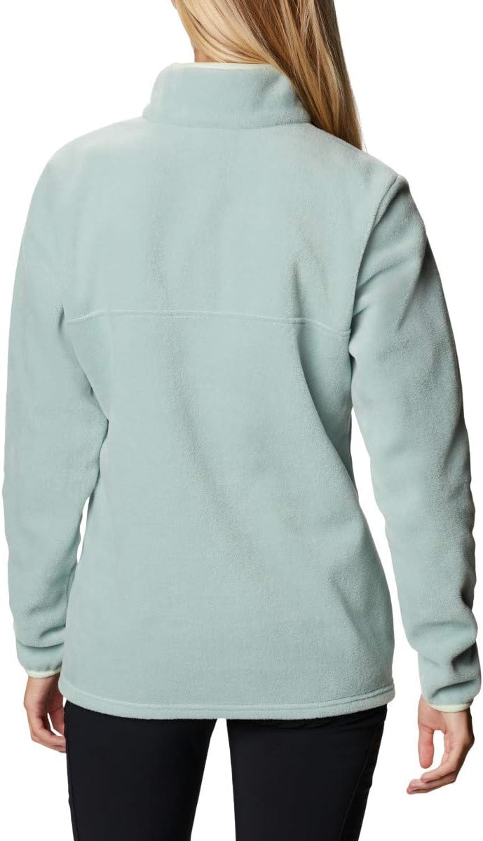 image:imageColumbia Benton Springs 12 Snap Pull Over II Fleece Pullover fr DamenAqua ToneLight Lime