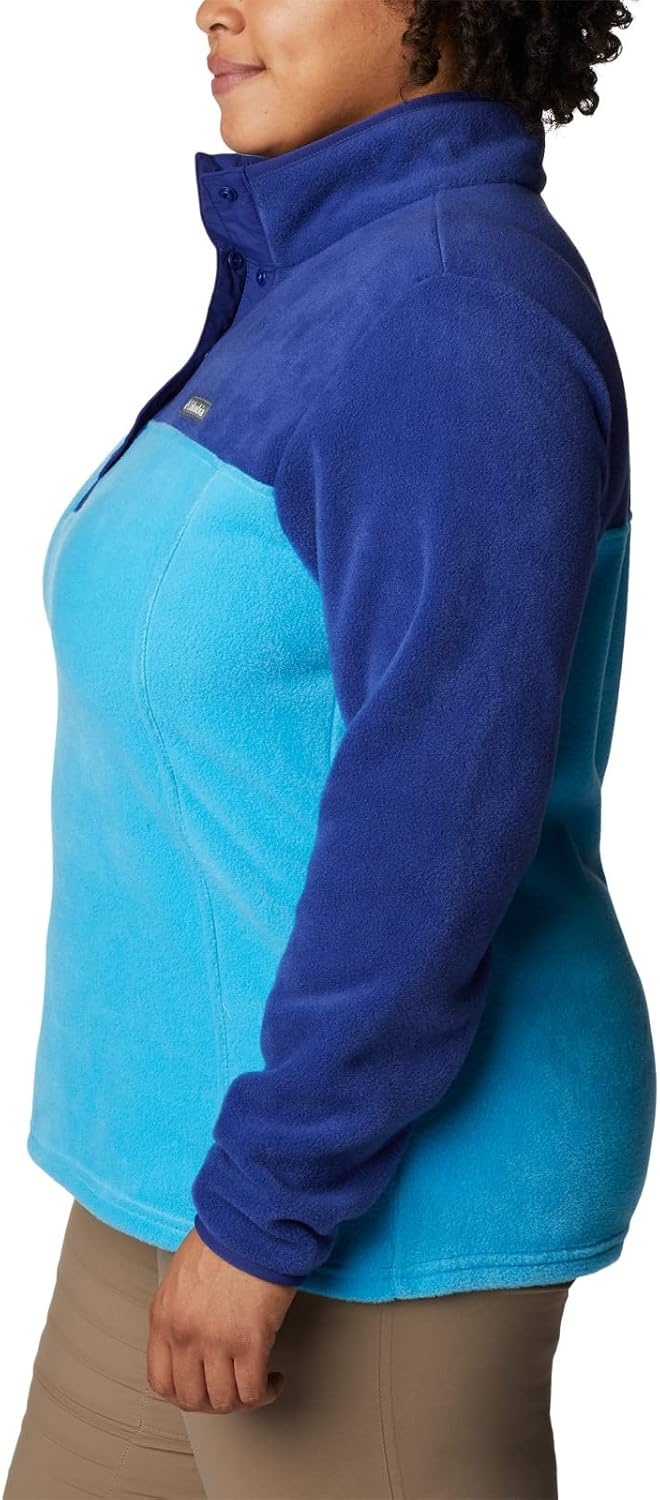 image:imageColumbia Benton Springs 12 Snap Pull Over II Fleece Pullover fr DamenBlauer ChillDunkler Saphir