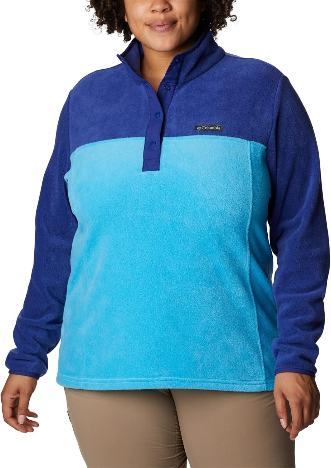 image:imageColumbia Benton Springs 12 Snap Pull Over II Fleece Pullover fr DamenBlauer ChillDunkler Saphir