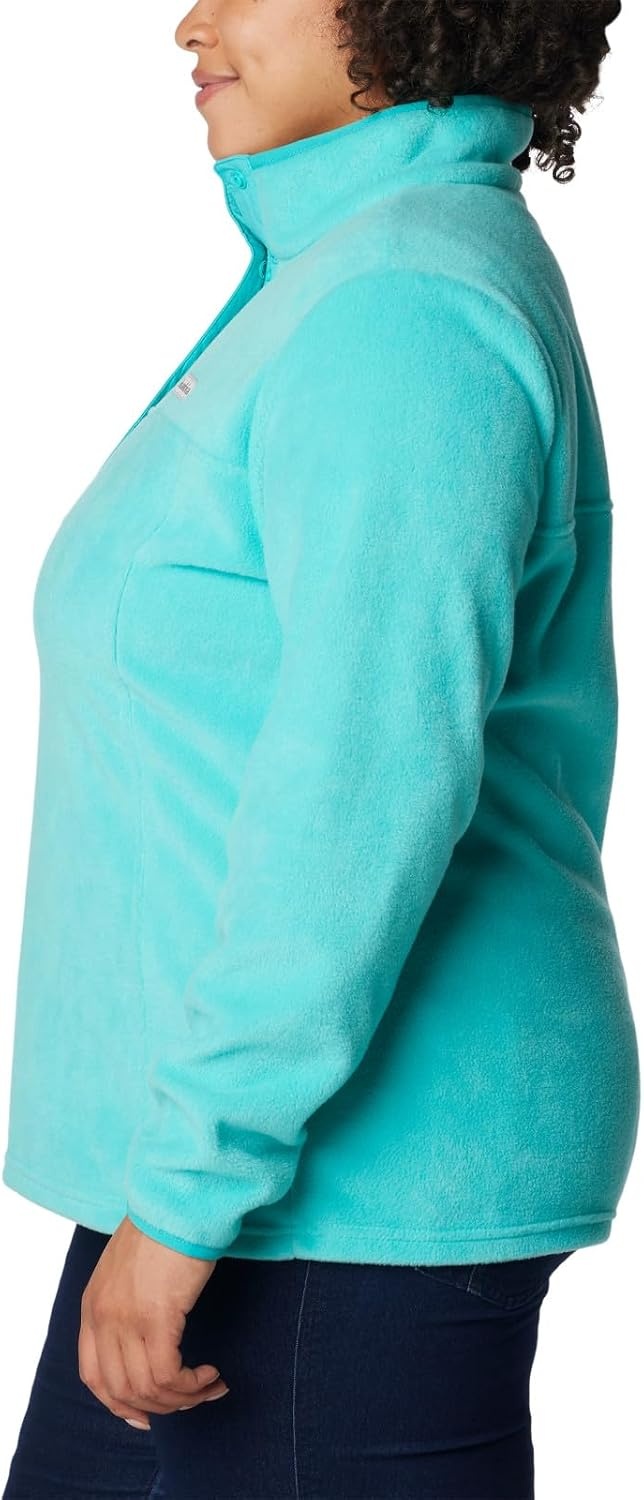 image:imageColumbia Benton Springs 12 Snap Pull Over II Fleece Pullover fr DamenBright Aqua