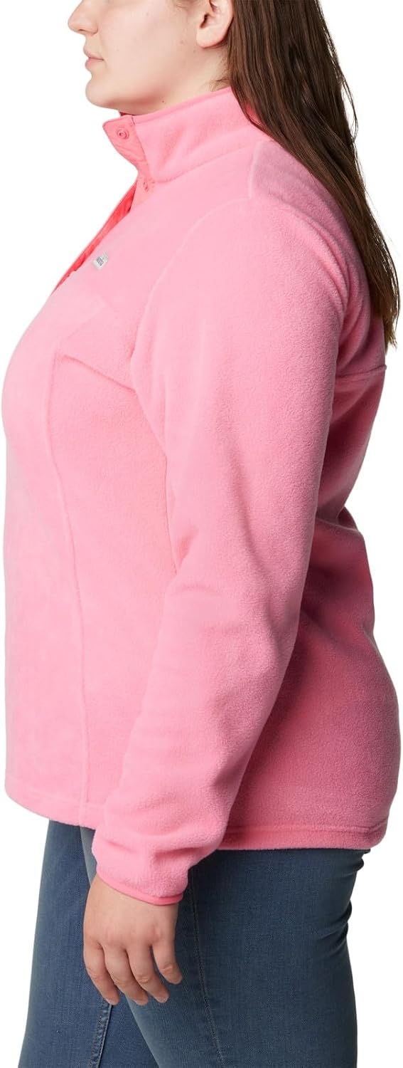 image:imageColumbia Benton Springs 12 Snap Pull Over II Fleece Pullover fr DamenCamellia Rose