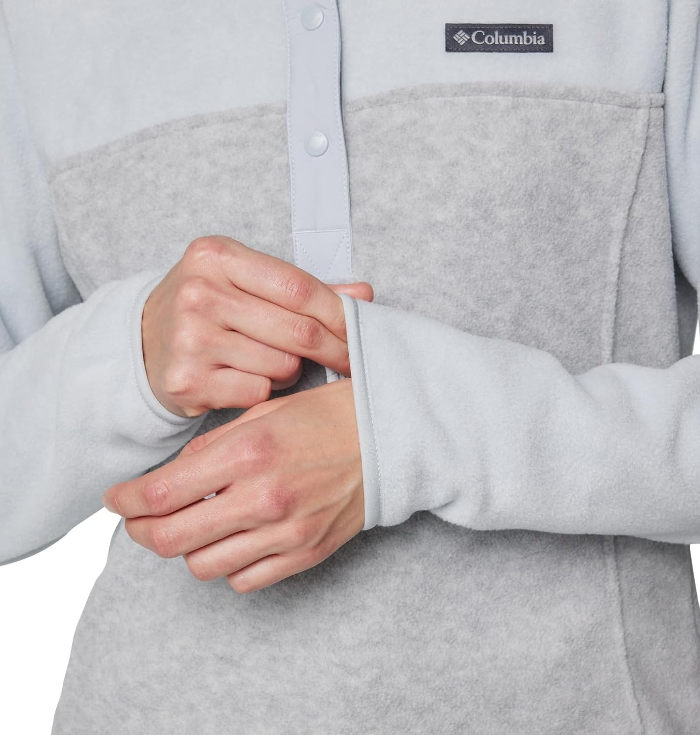 image:imageColumbia Benton Springs 12 Snap Pull Over II Fleece Pullover fr DamenCirrus Grey Heather