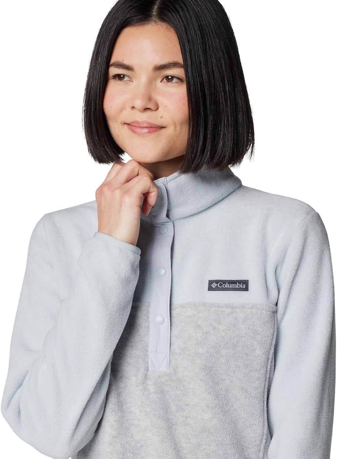 image:imageColumbia Benton Springs 12 Snap Pull Over II Fleece Pullover fr DamenCirrus Grey Heather