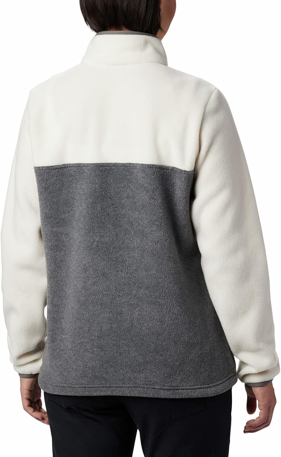 image:imageColumbia Benton Springs 12 Snap Pull Over II Fleece Pullover fr DamenCity Grey Heather Chalk