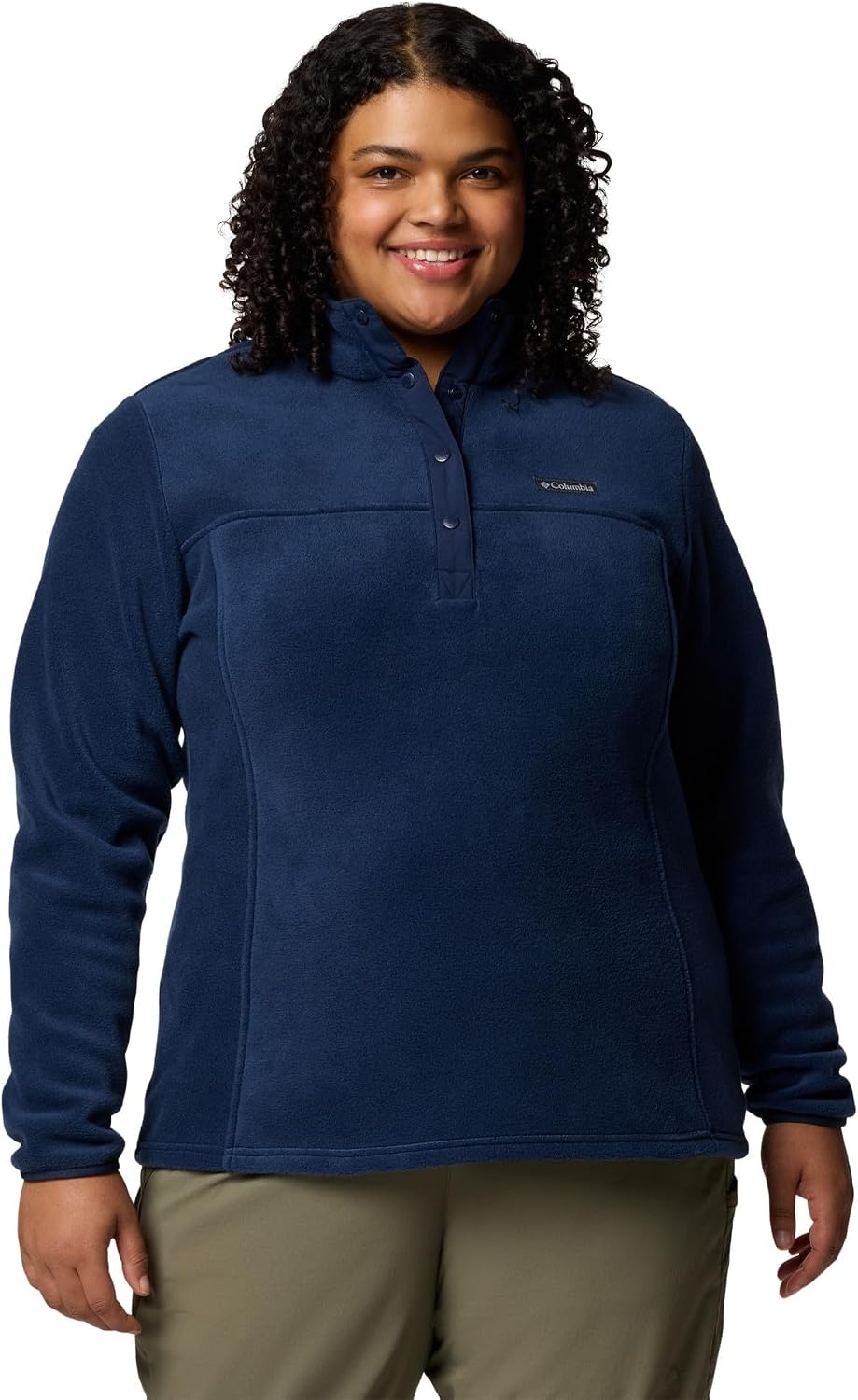 image:imageColumbia Benton Springs 12 Snap Pull Over II Fleece Pullover fr DamenCollegiate Marineblau