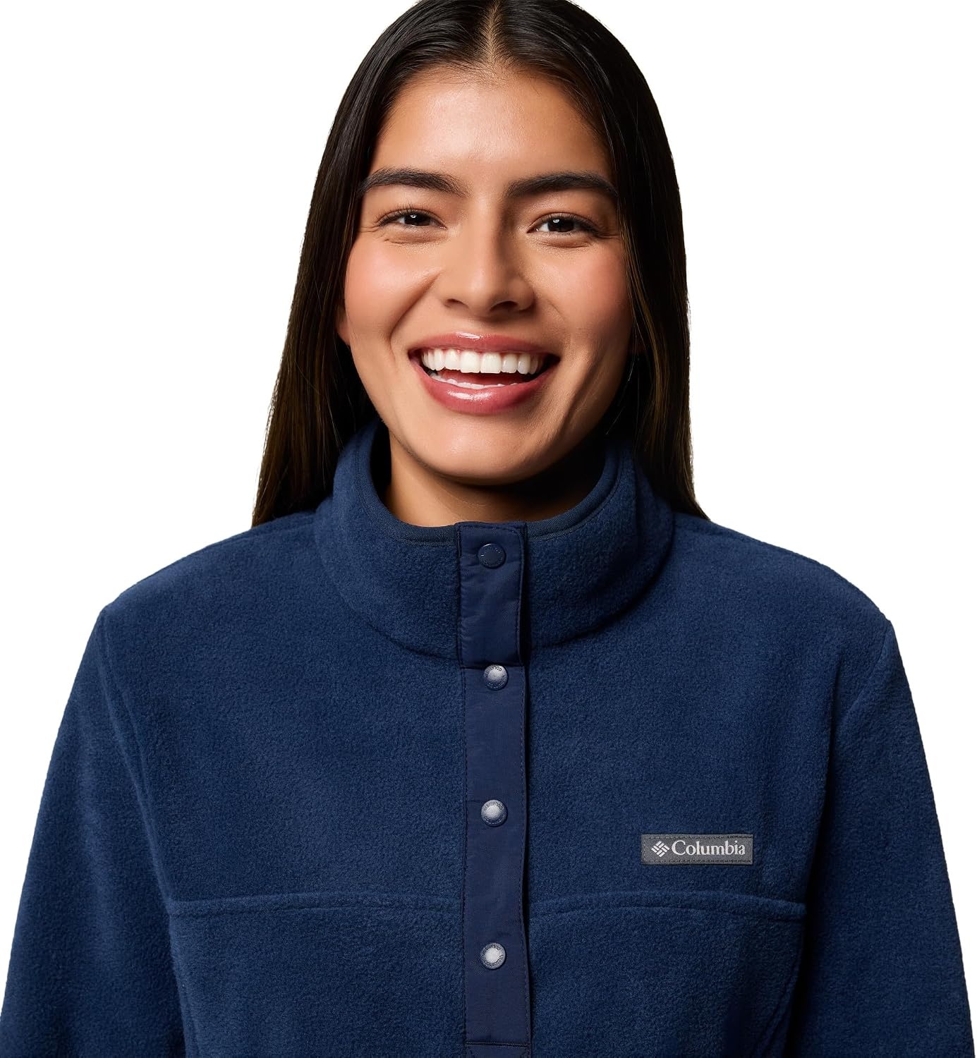 image:imageColumbia Benton Springs 12 Snap Pull Over II Fleece Pullover fr DamenCollegiate Marineblau