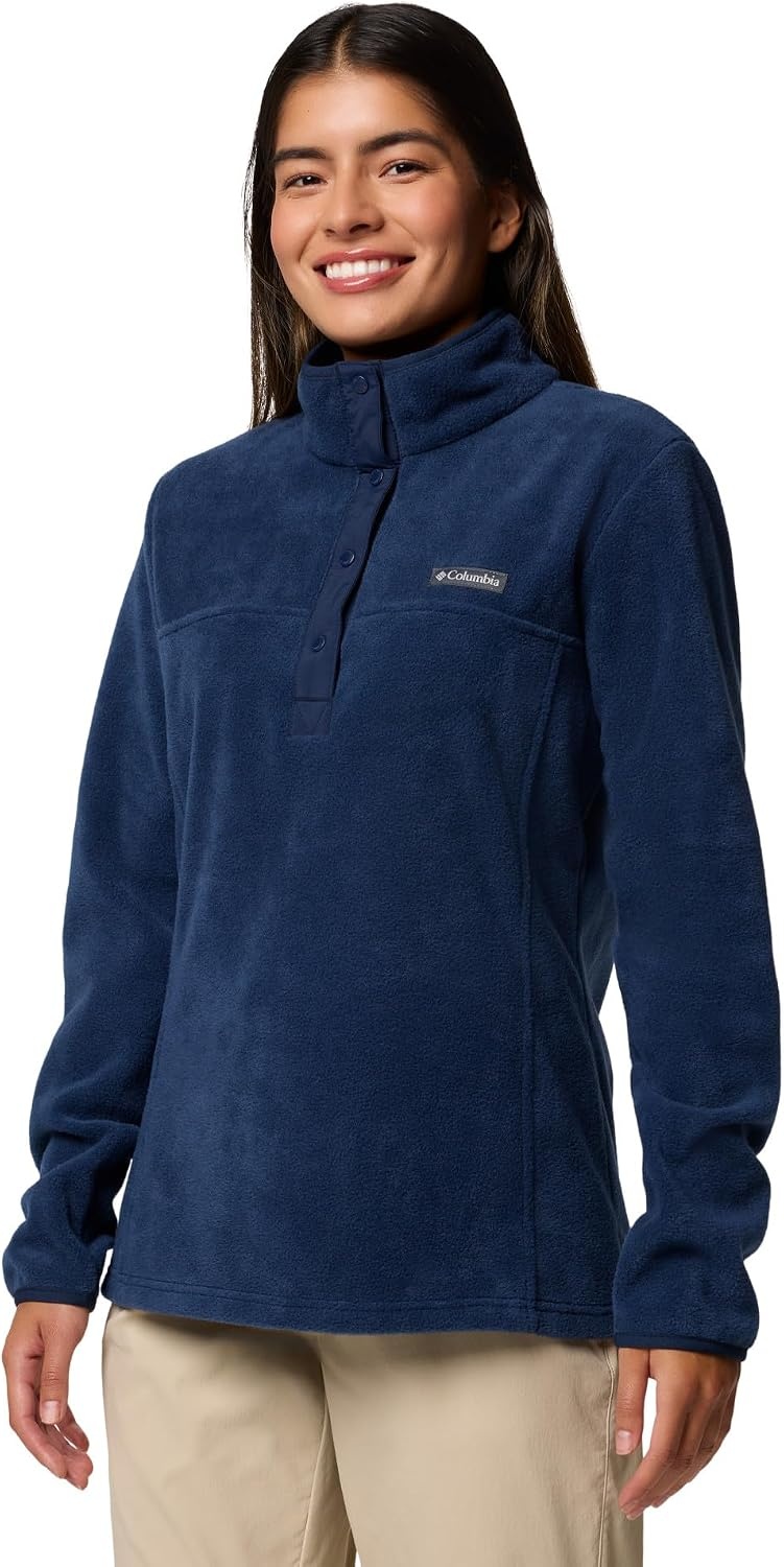 image:imageColumbia Benton Springs 12 Snap Pull Over II Fleece Pullover fr DamenCollegiate Marineblau