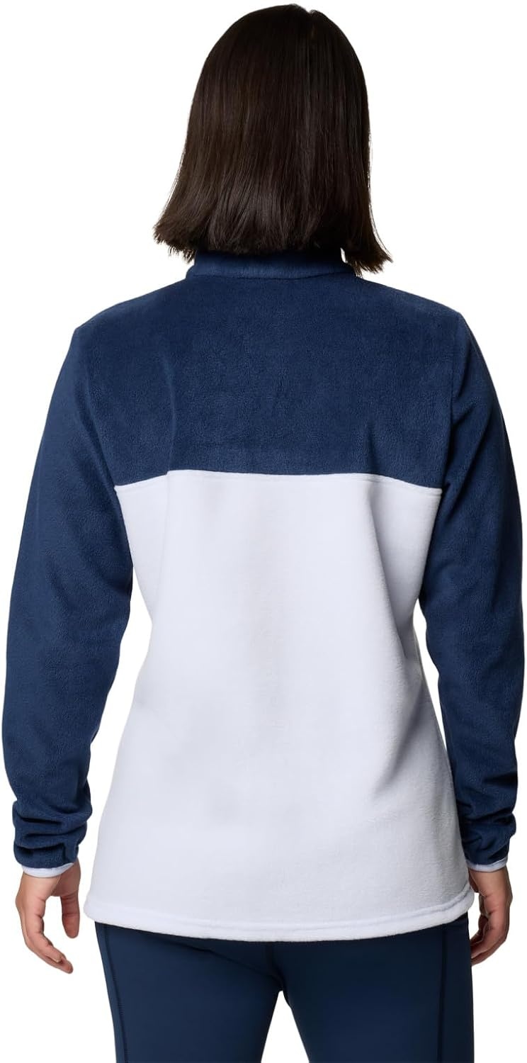 image:imageColumbia Benton Springs 12 Snap Pull Over II Fleece Pullover fr DamenCollegiate NavySnowdrift