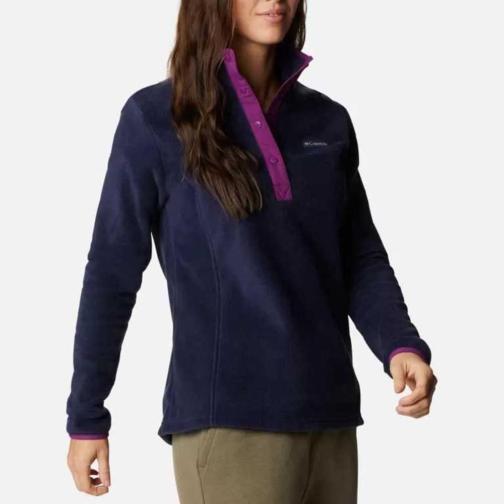 image:imageColumbia Benton Springs 12 Snap Pull Over II Fleece Pullover fr DamenDark NocturnalPlum