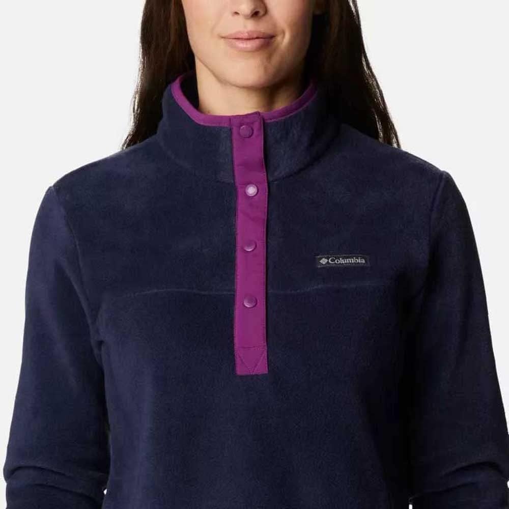 image:imageColumbia Benton Springs 12 Snap Pull Over II Fleece Pullover fr DamenDark NocturnalPlum