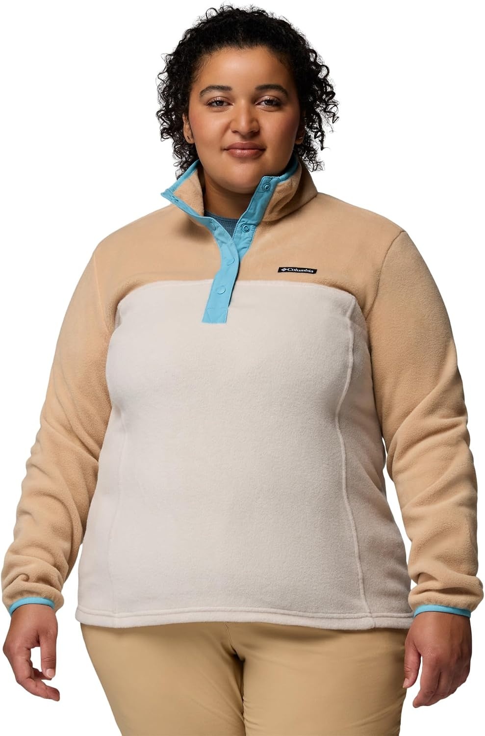 image:imageColumbia Benton Springs 12 Snap Pull Over II Fleece Pullover fr DamenDark StoneKanuVintage Blue