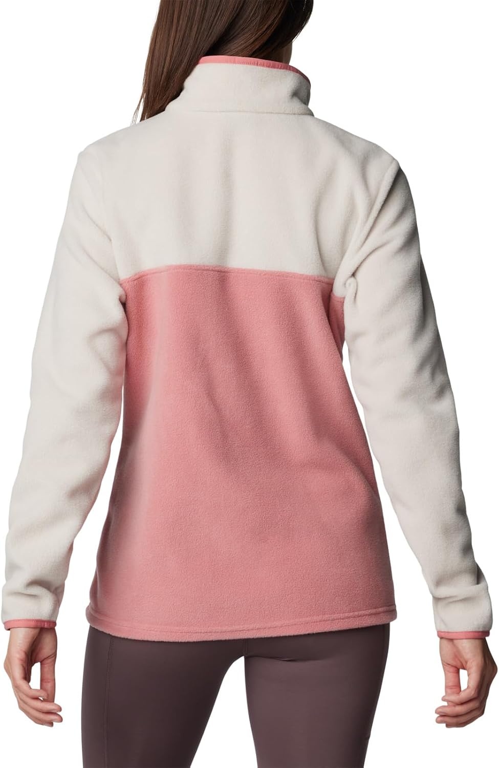 image:imageColumbia Benton Springs 12 Snap Pull Over II Fleece Pullover fr DamenDark StonePink Agave