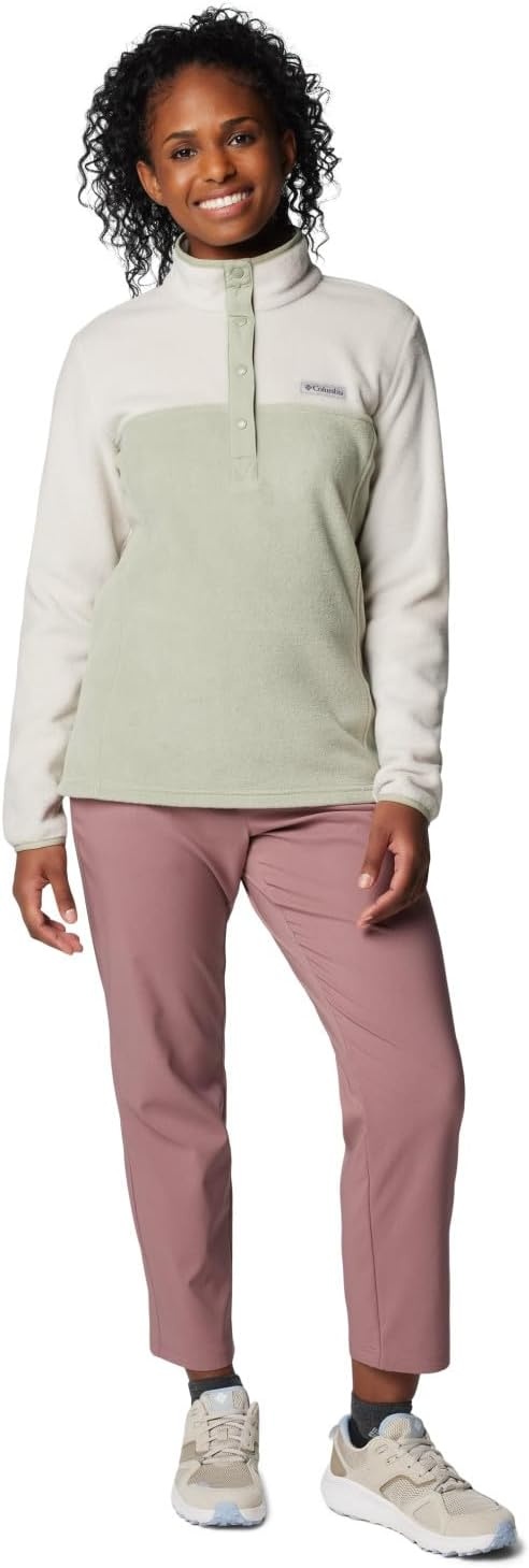 image:imageColumbia Benton Springs 12 Snap Pull Over II Fleece Pullover fr DamenDark StoneSafari