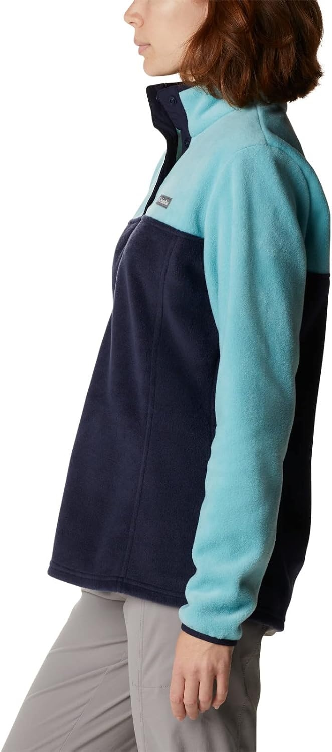image:imageColumbia Benton Springs 12 Snap Pull Over II Fleece Pullover fr DamenDunkle NachtaktivMeereswelle