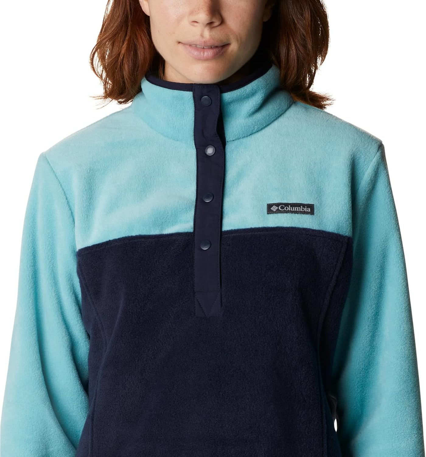 image:imageColumbia Benton Springs 12 Snap Pull Over II Fleece Pullover fr DamenDunkle NachtaktivMeereswelle