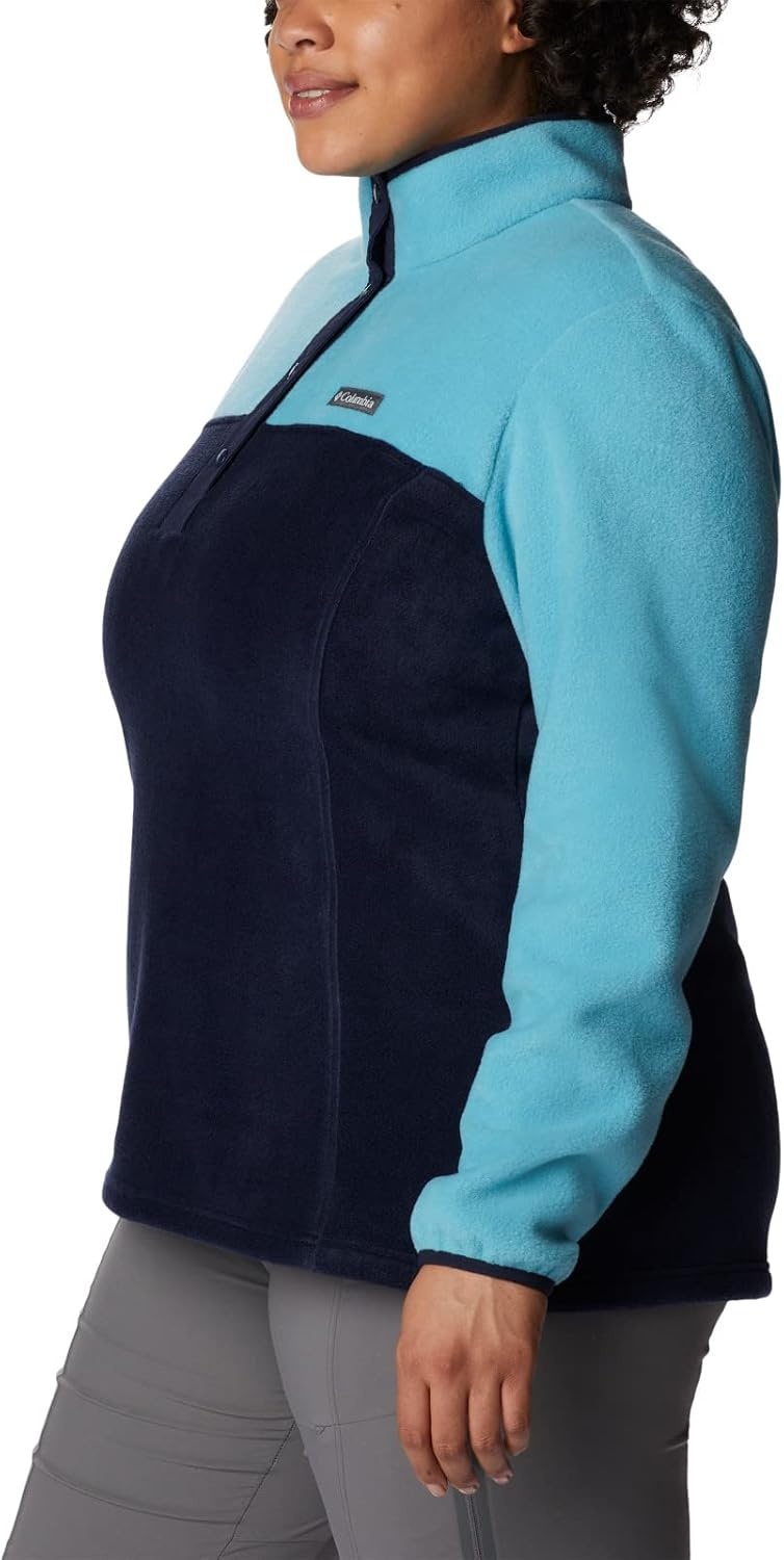 image:imageColumbia Benton Springs 12 Snap Pull Over II Fleece Pullover fr DamenDunkle NachtaktivMeereswelle