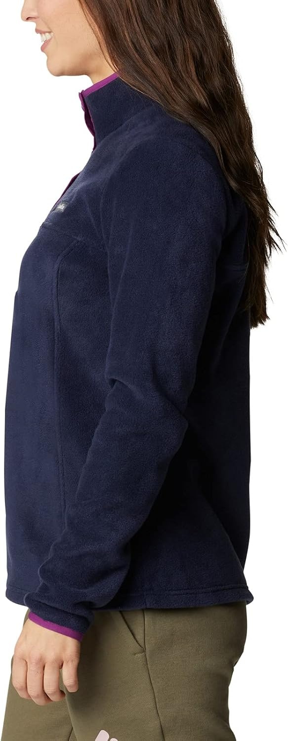 image:imageColumbia Benton Springs 12 Snap Pull Over II Fleece Pullover fr DamenDunkles NachtaktivPflaume