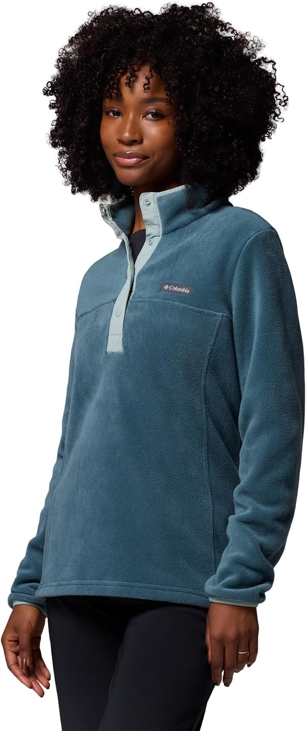 image:imageColumbia Benton Springs 12 Snap Pull Over II Fleece Pullover fr DamenEverblue Crushed Blue