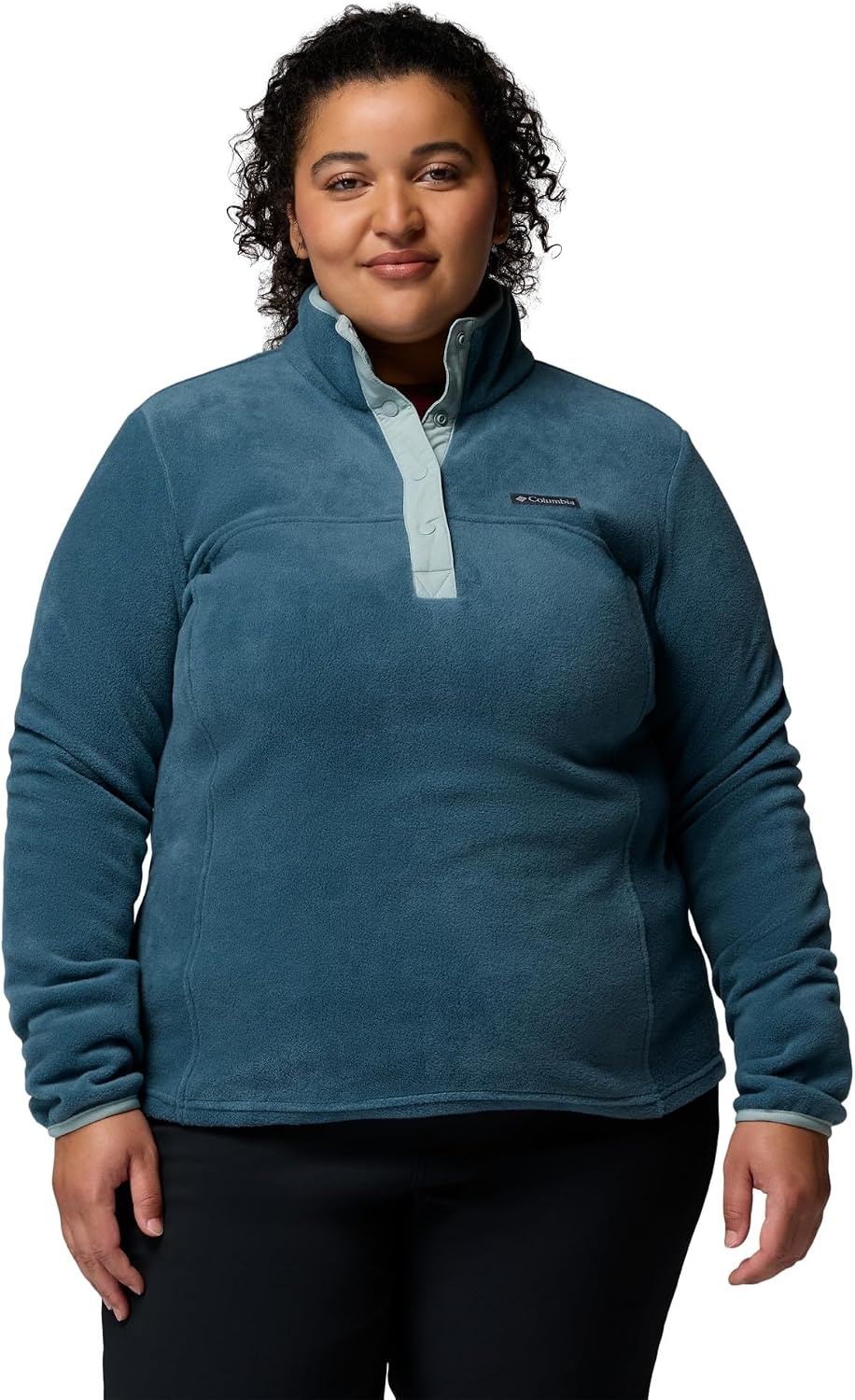 image:imageColumbia Benton Springs 12 Snap Pull Over II Fleece Pullover fr DamenEverblueCrushed Blue
