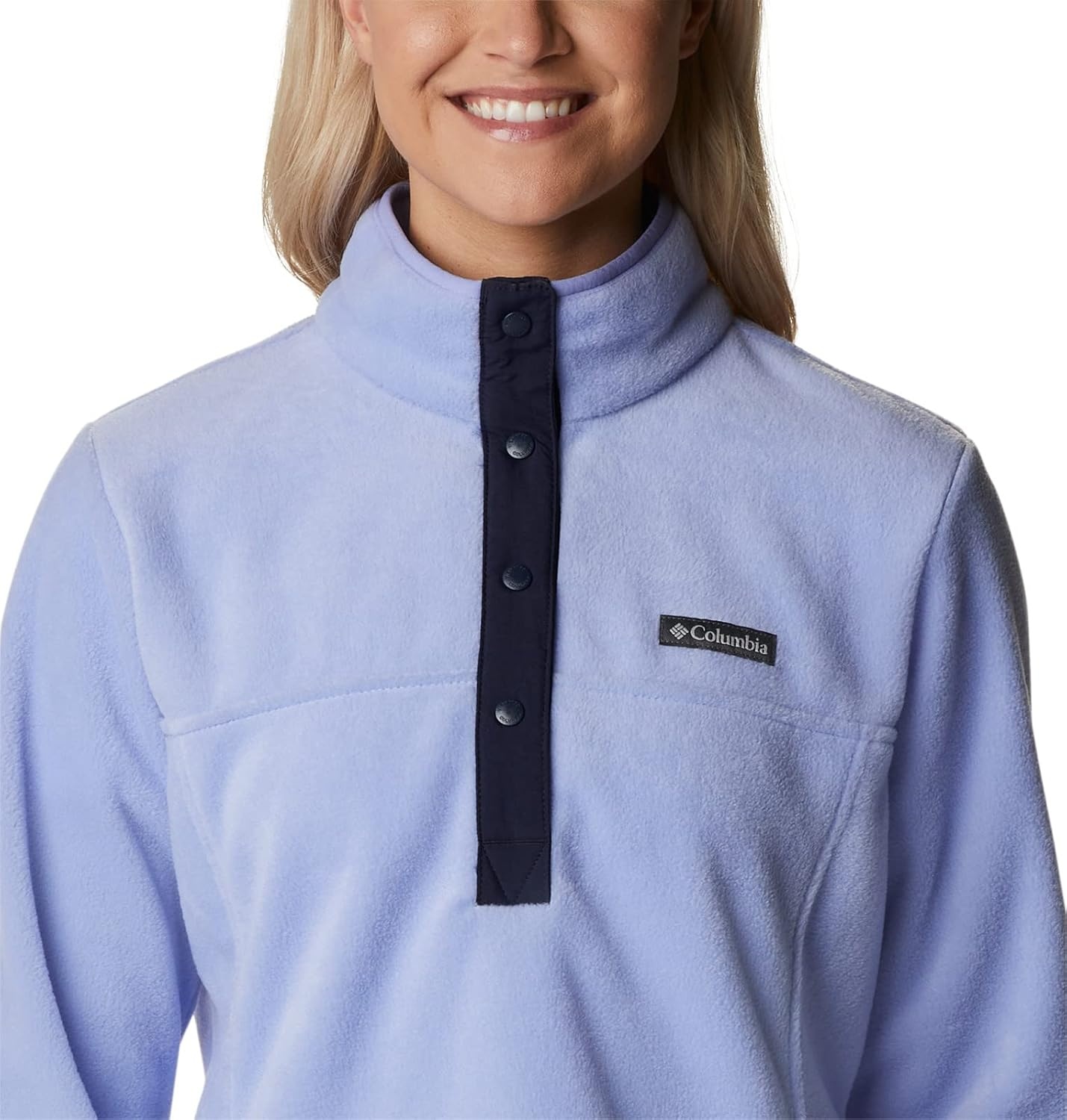 image:imageColumbia Benton Springs 12 Snap Pull Over II Fleece Pullover fr DamenGelassenheitDunkle Nachtaktiv