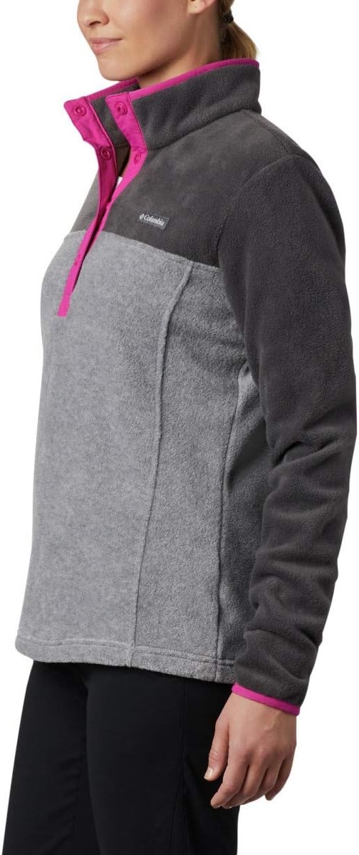 image:imageColumbia Benton Springs 12 Snap Pull Over II Fleece Pullover fr DamenHellgrau HeatherHai
