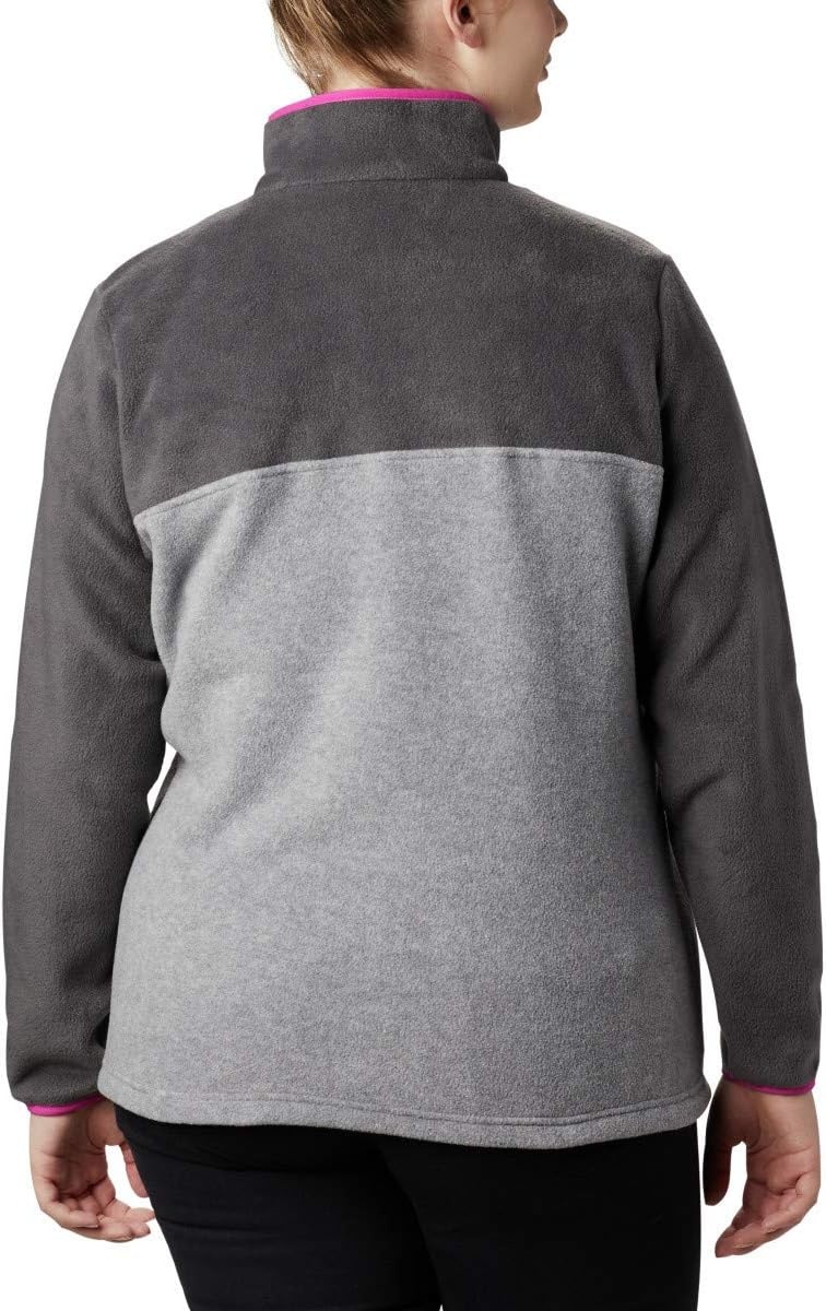 image:imageColumbia Benton Springs 12 Snap Pull Over II Fleece Pullover fr DamenHellgrau HeatherHai