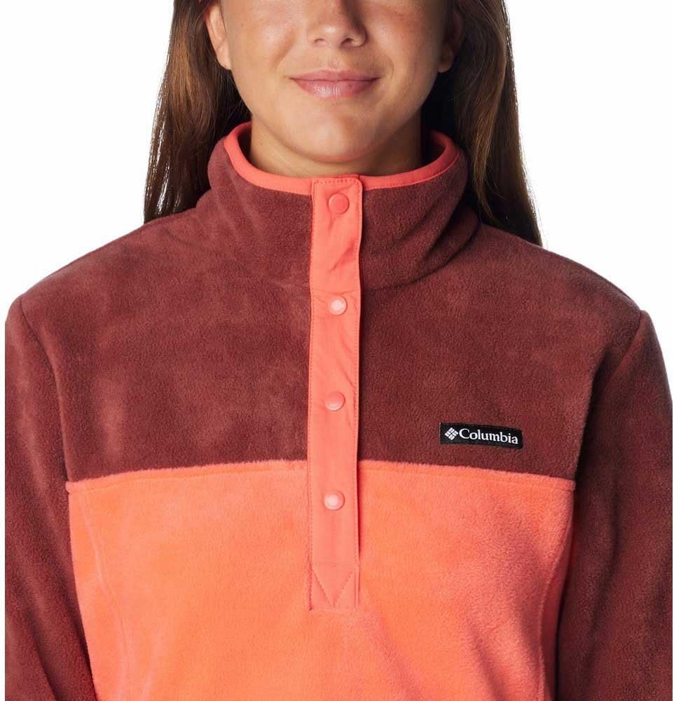 image:imageColumbia Benton Springs 12 Snap Pull Over II Fleece Pullover fr DamenJuicySpice