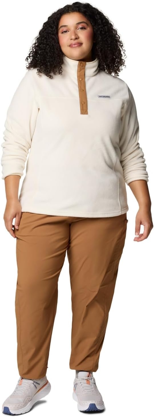 image:imageColumbia Benton Springs 12 Snap Pull Over II Fleece Pullover fr DamenKreideKamelbraun