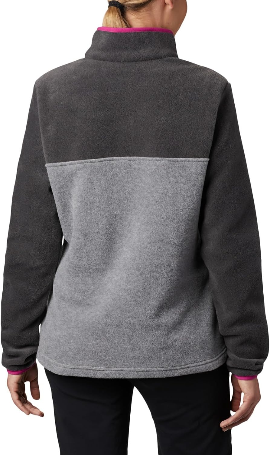 image:imageColumbia Benton Springs 12 Snap Pull Over II Fleece Pullover fr DamenLight Grey HeatherShark