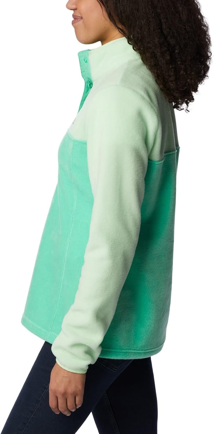 image:imageColumbia Benton Springs 12 Snap Pull Over II Fleece Pullover fr DamenLight JadeKey West