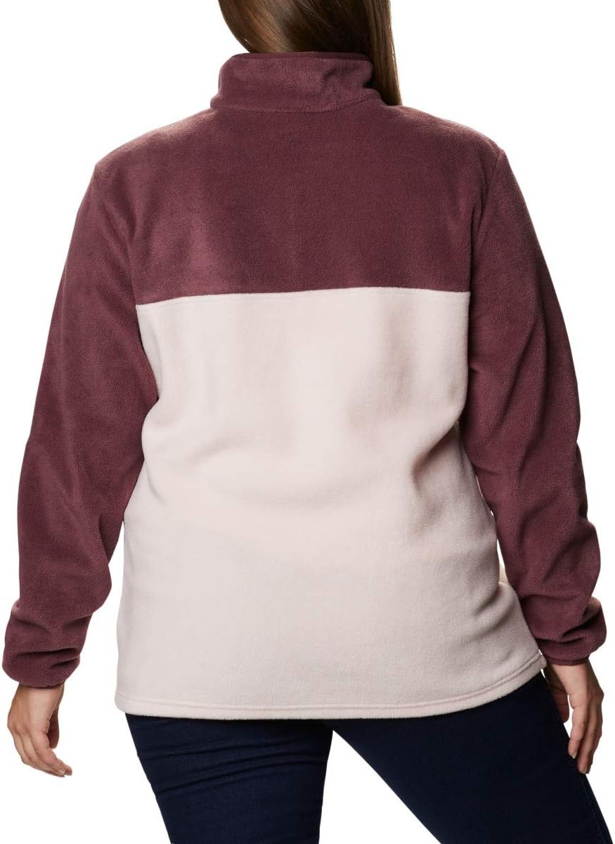 image:imageColumbia Benton Springs 12 Snap Pull Over II Fleece Pullover fr DamenMalbecMineral Pink