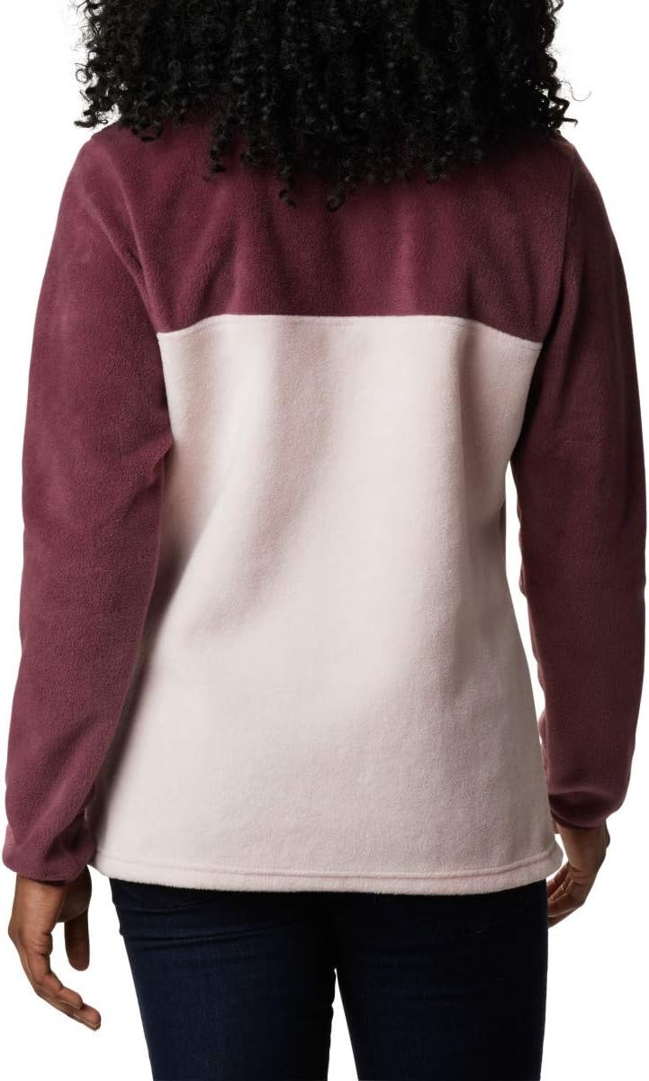 image:imageColumbia Benton Springs 12 Snap Pull Over II Fleece Pullover fr DamenMalbecMineral Pink