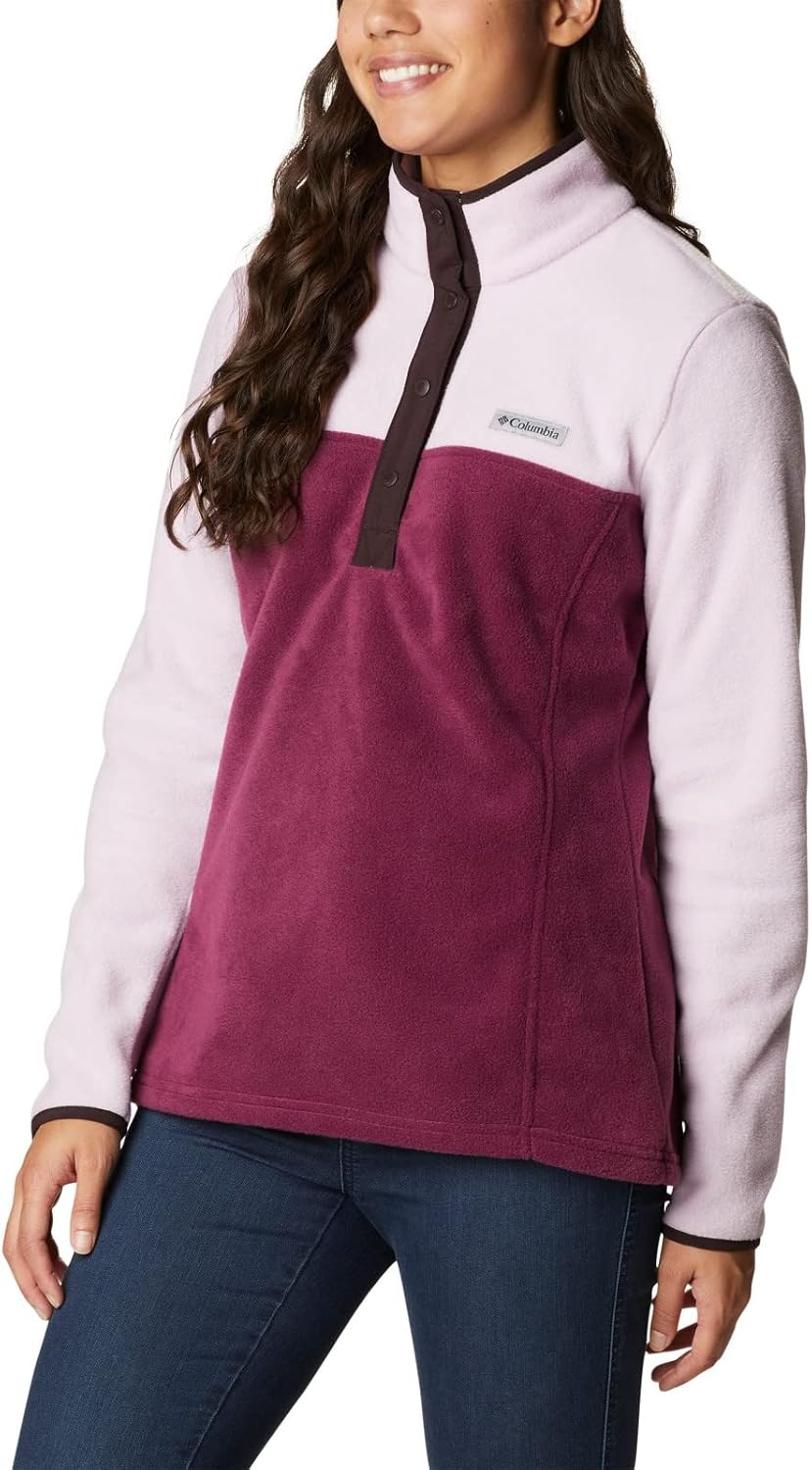 image:imageColumbia Benton Springs 12 Snap Pull Over II Fleece Pullover fr DamenMarionberryAura