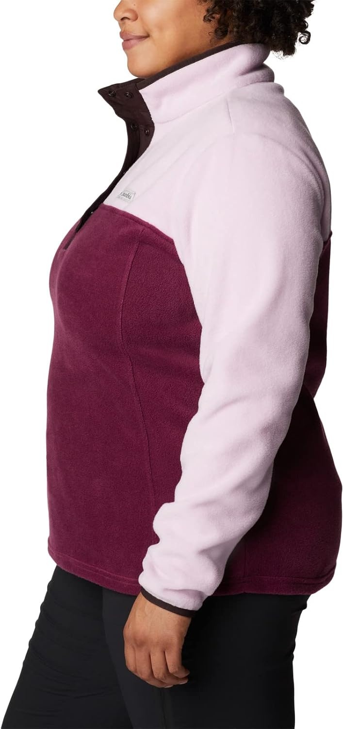 image:imageColumbia Benton Springs 12 Snap Pull Over II Fleece Pullover fr DamenMarionberryAura