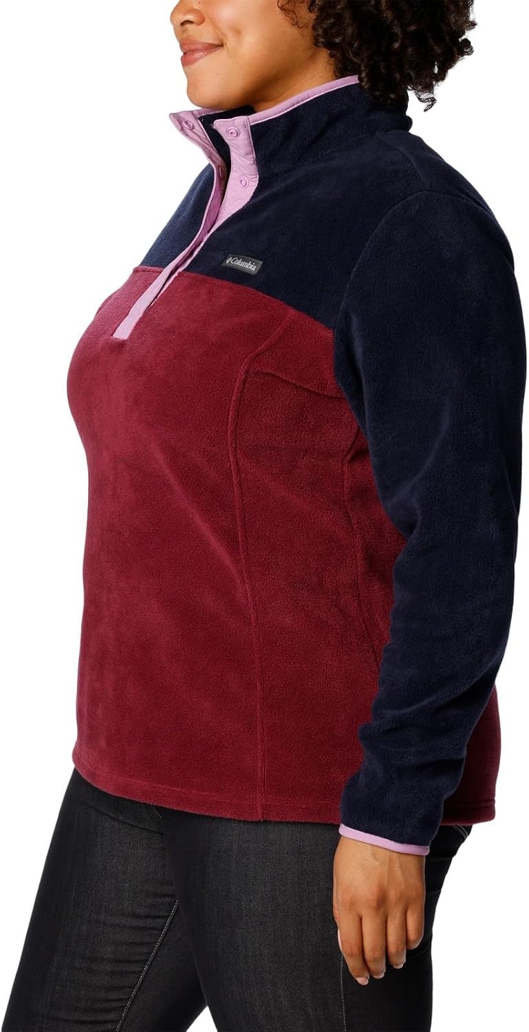 image:imageColumbia Benton Springs 12 Snap Pull Over II Fleece Pullover fr DamenMarionberryDark NocturalGumdrop