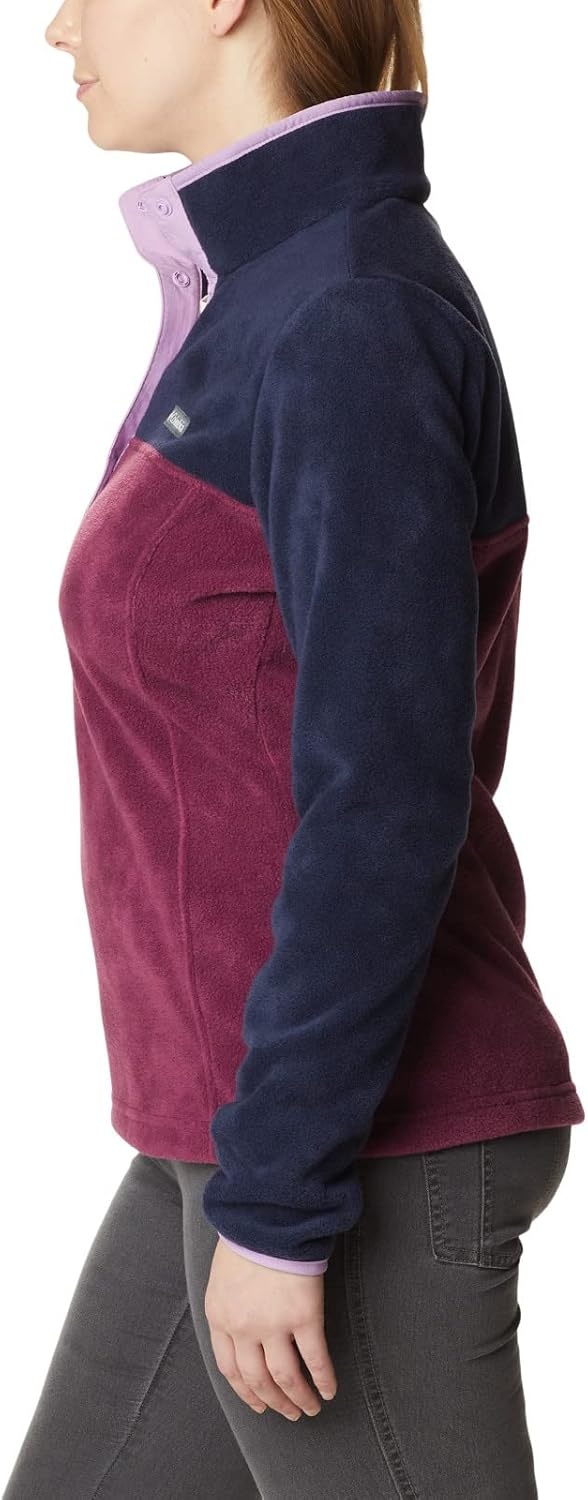 image:imageColumbia Benton Springs 12 Snap Pull Over II Fleece Pullover fr DamenMarionberryDark NocturalGumdrop