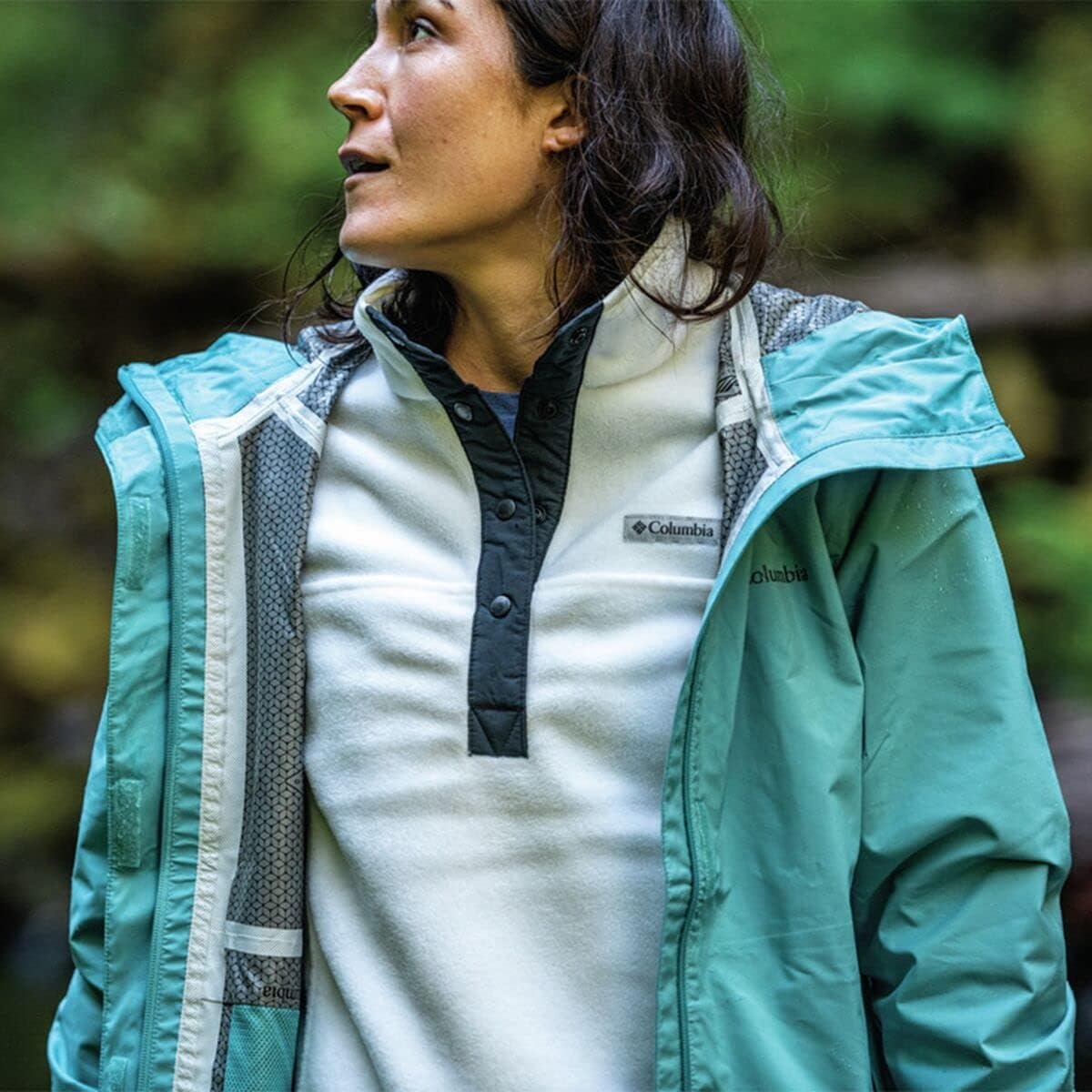 image:imageColumbia Benton Springs 12 Snap Pull Over II Fleece Pullover fr DamenMeersalz Schwarz