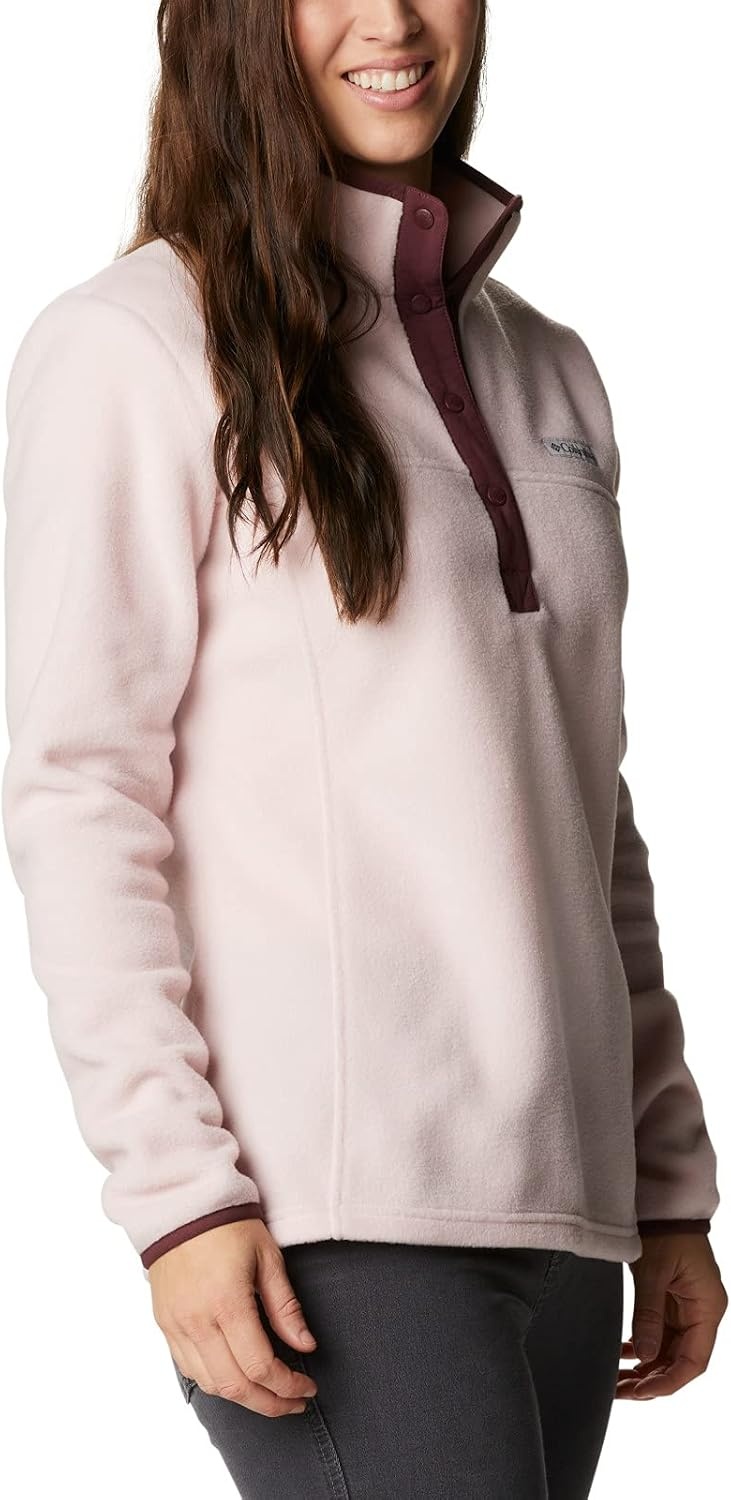 image:imageColumbia Benton Springs 12 Snap Pull Over II Fleece Pullover fr DamenMineral PinkMalbec