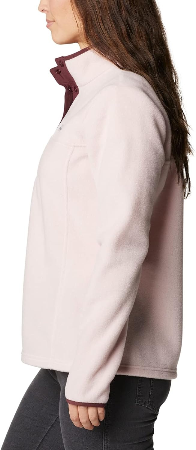 image:imageColumbia Benton Springs 12 Snap Pull Over II Fleece Pullover fr DamenMineral PinkMalbec