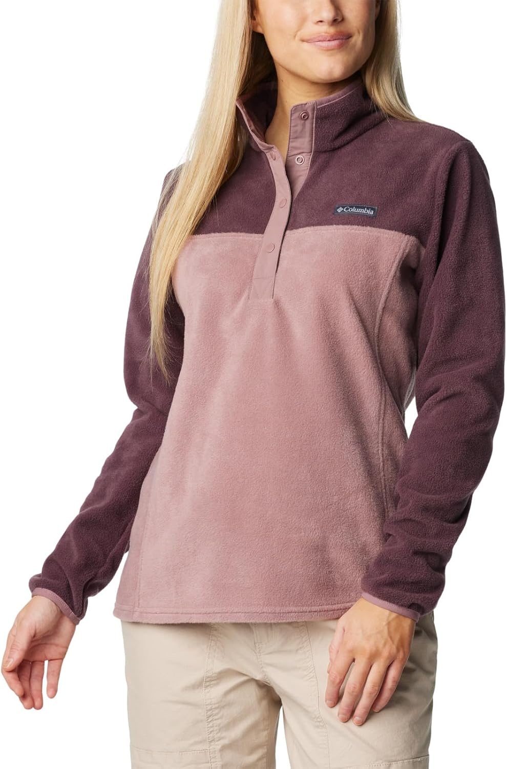 image:imageColumbia Benton Springs 12 Snap Pull Over II Fleece Pullover fr DamenMoonvistaFeige