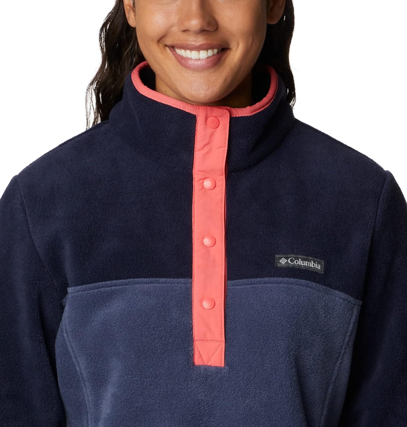 image:imageColumbia Benton Springs 12 Snap Pull Over II Fleece Pullover fr DamenNocturnalDark Nocturnal