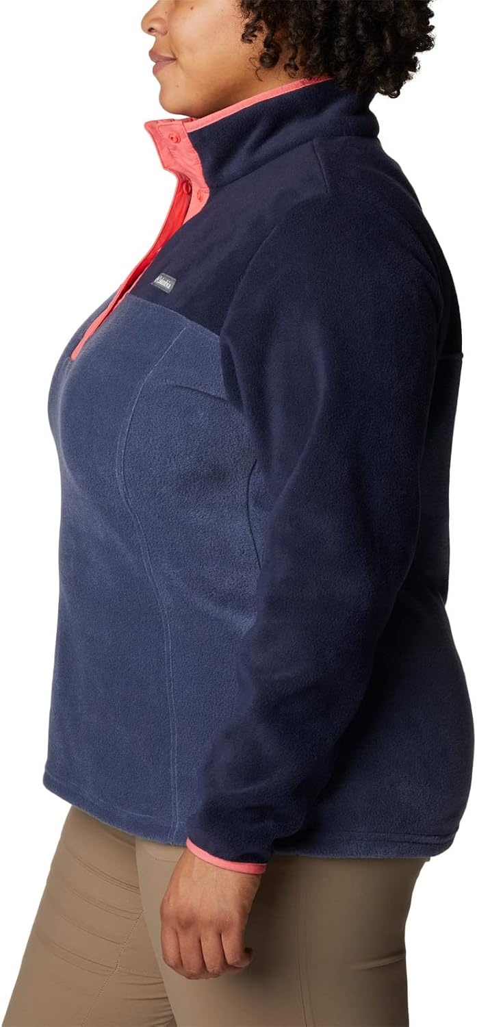image:imageColumbia Benton Springs 12 Snap Pull Over II Fleece Pullover fr DamenNocturnalDark Nocturnal