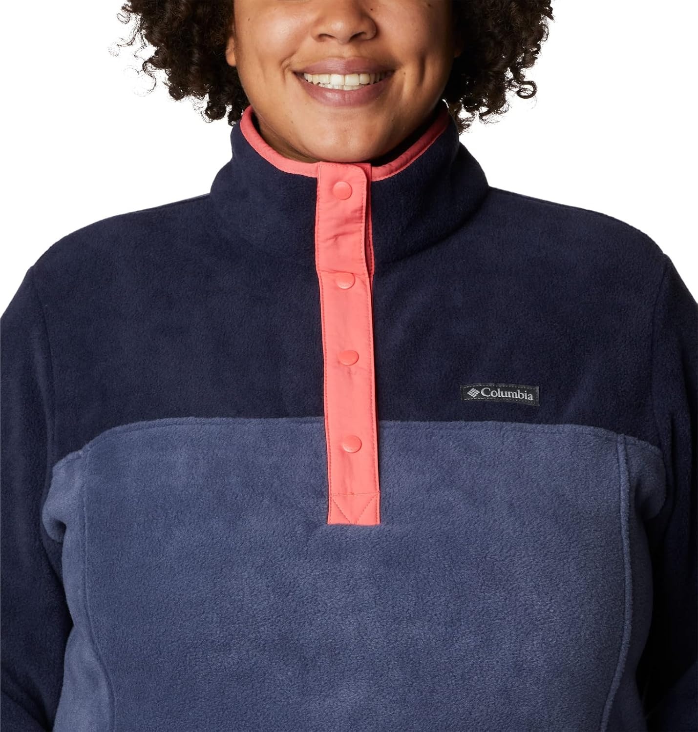 image:imageColumbia Benton Springs 12 Snap Pull Over II Fleece Pullover fr DamenNocturnalDark Nocturnal