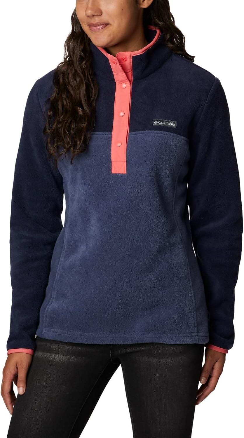 image:imageColumbia Benton Springs 12 Snap Pull Over II Fleece Pullover fr DamenNocturnalDark Nocturnal
