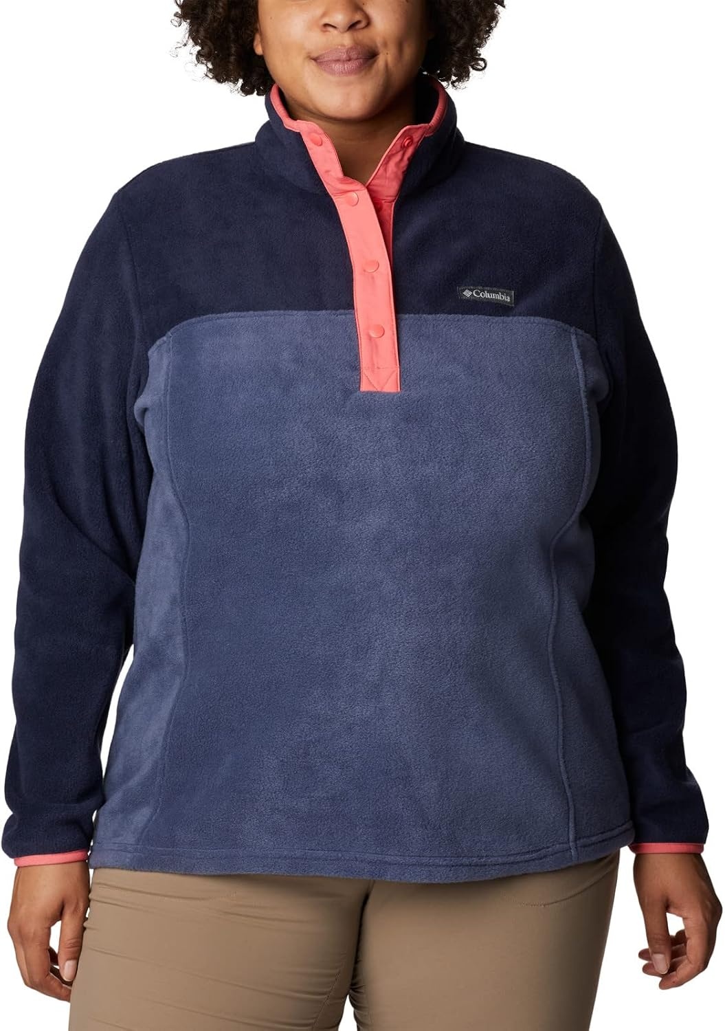 image:imageColumbia Benton Springs 12 Snap Pull Over II Fleece Pullover fr DamenNocturnalDark Nocturnal
