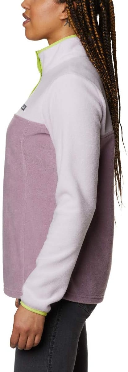 image:imageColumbia Benton Springs 12 Snap Pull Over II Fleece Pullover fr DamenPale LilacWinter Mauve