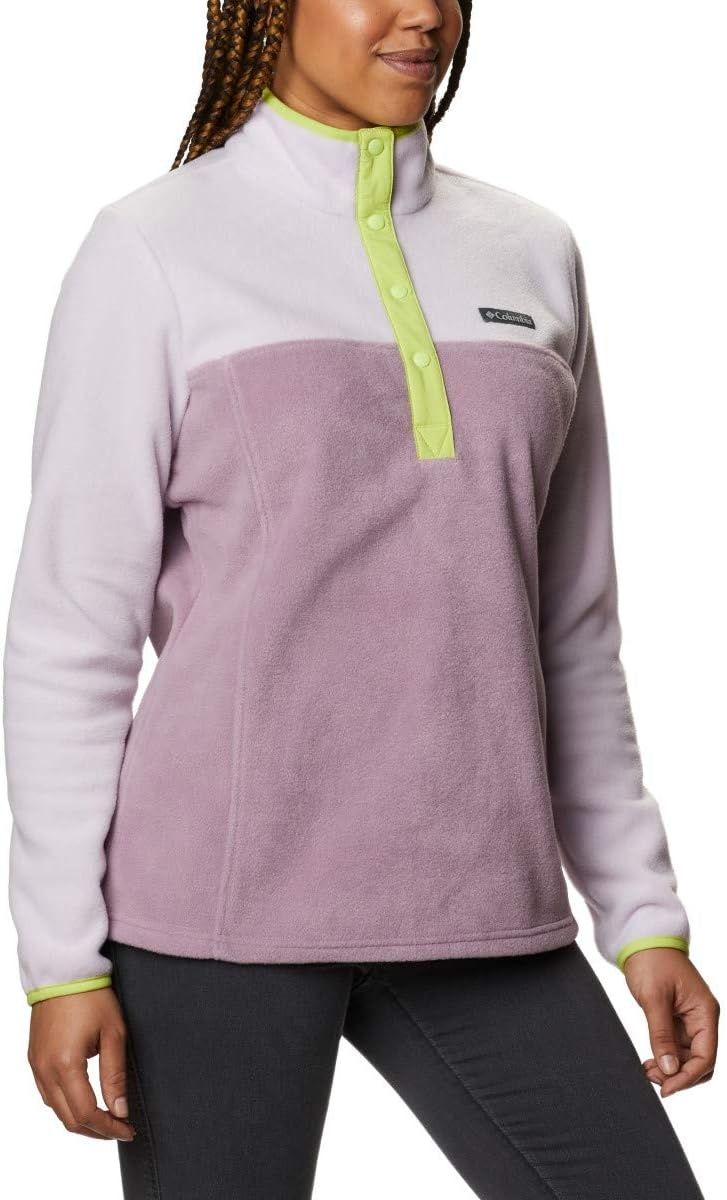 image:imageColumbia Benton Springs 12 Snap Pull Over II Fleece Pullover fr DamenPale LilacWinter Mauve