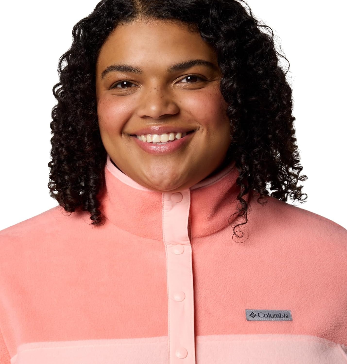 image:imageColumbia Benton Springs 12 Snap Pull Over II Fleece Pullover fr DamenPink SandAlpenglow