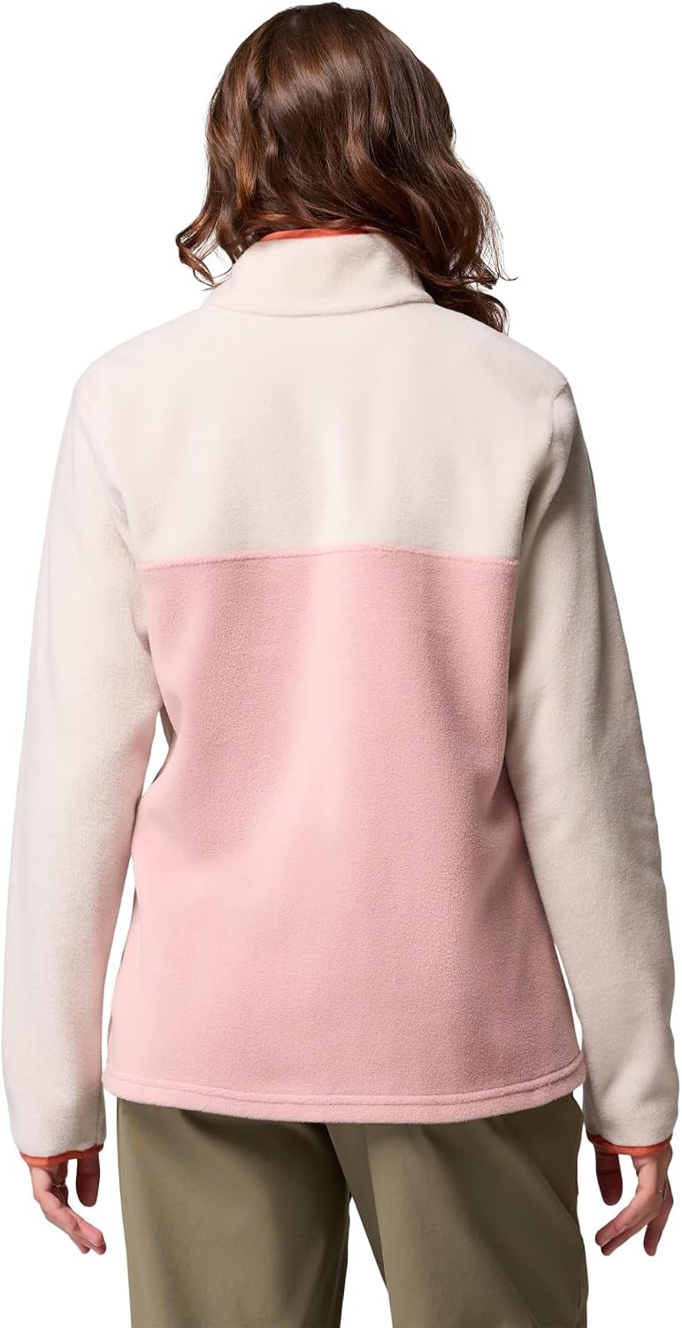 image:imageColumbia Benton Springs 12 Snap Pull Over II Fleece Pullover fr DamenRadiergummi Pink Dark Stone Toskana